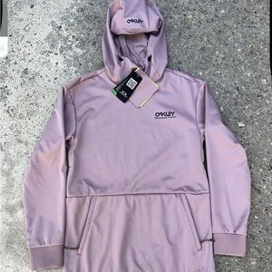 Oakley Performance Fit Park RC Softshell Hoodie‎ Toadstool Size S Pink NWT